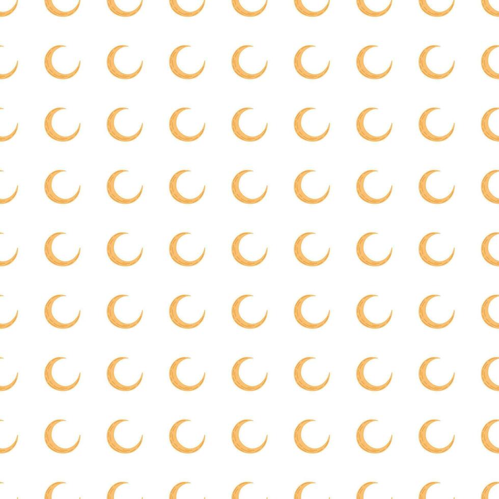 Simple moon silhouettes seamless pattern. vector