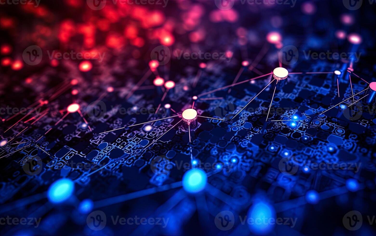 Conceptual image of CPU. Central Computer Processor. . photo
