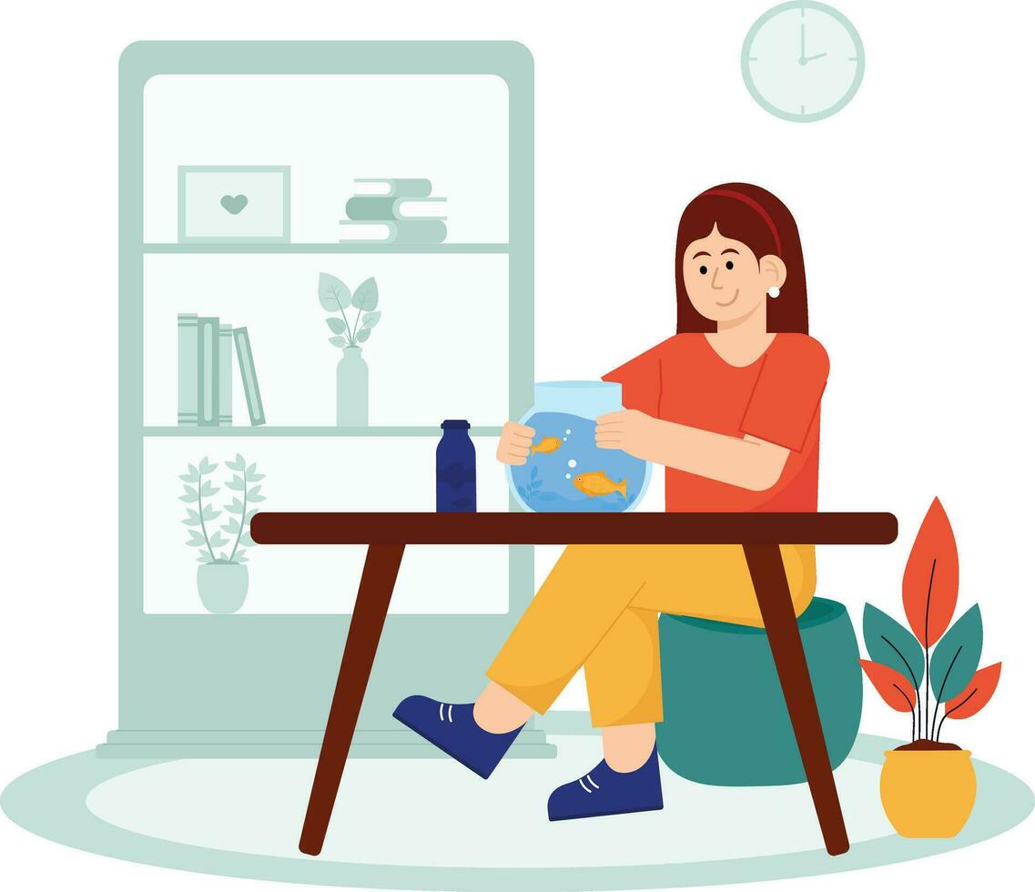 A Woman Is Feeding Fish Illustration 26314346 Vector Art At Vecteezy a-woman-is-feeding-fish-illustration-26314346-vector-art-at-vecteezy