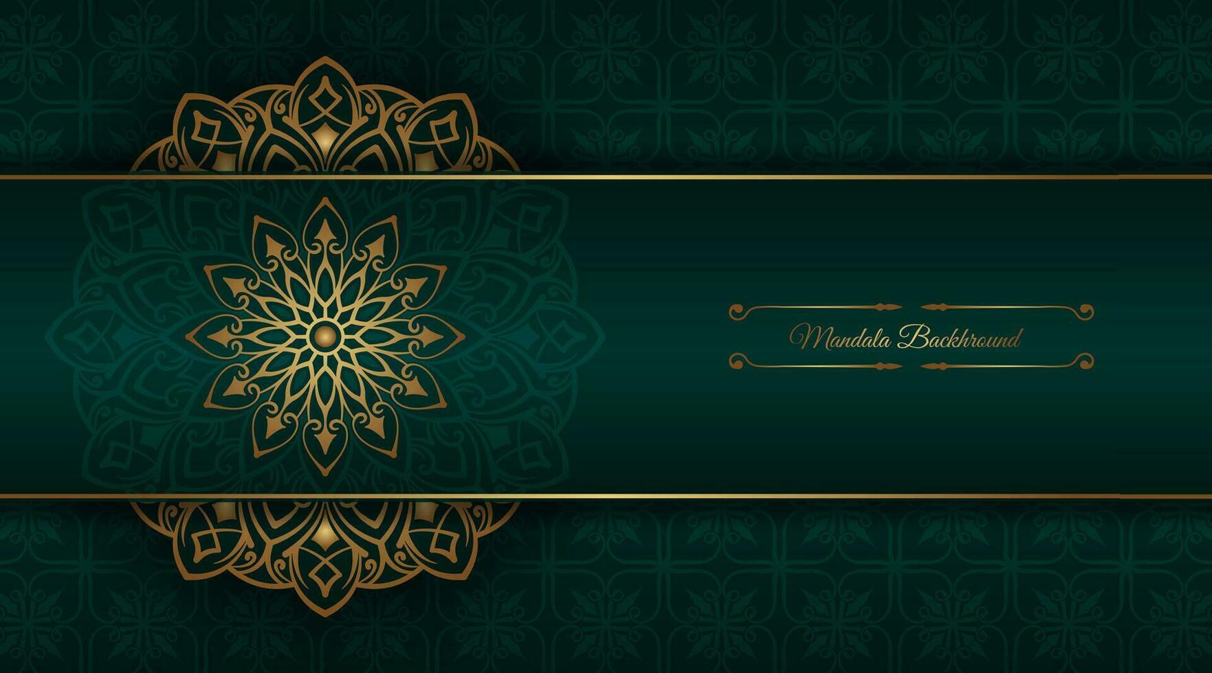 luxury background  with mandala ornament vector