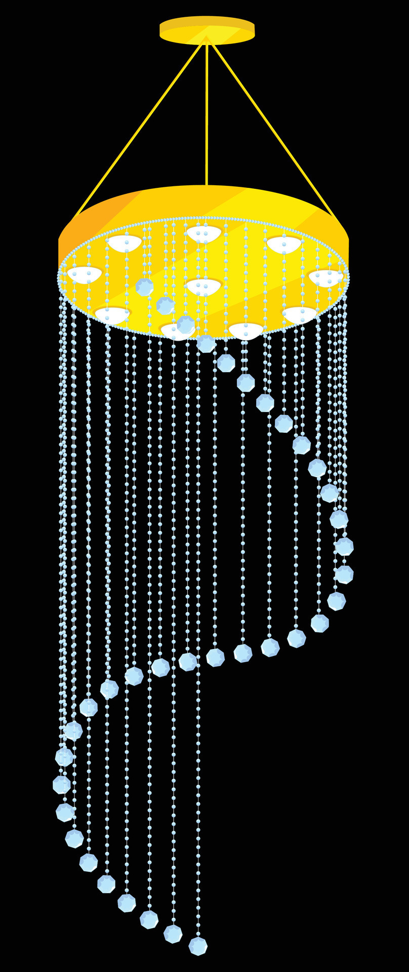 Modern Chandelier Vector Illustration 26314522 Vector Art at Vecteezy