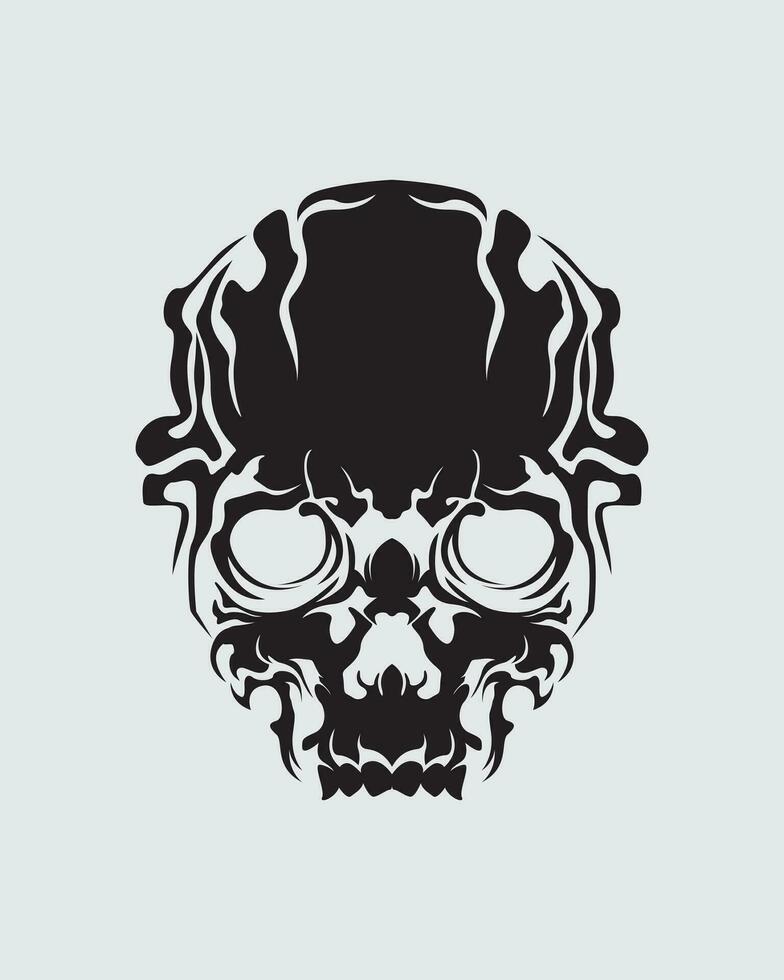 Skull cyberpunk collection set element vector game futuristic interface cyborg sticker tattoo t shirt design editable