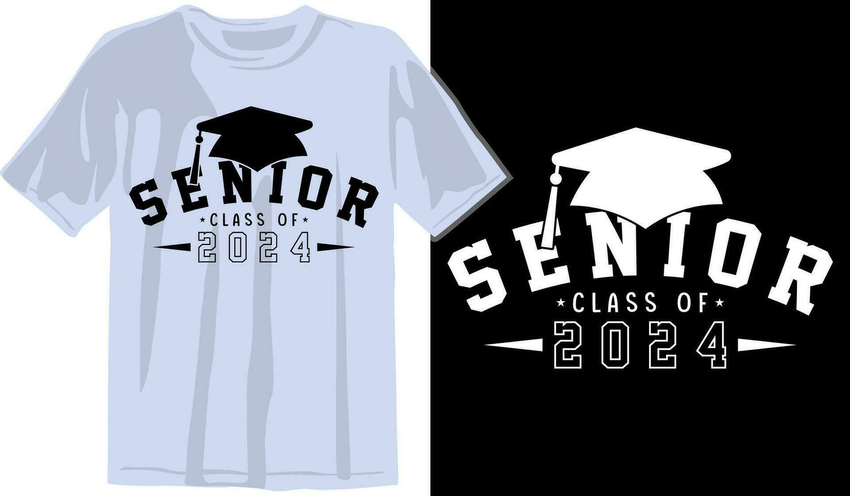 Senior Class greeting, invitation card. Text for graduation design, congratulation event, T-shirt, party, high school or college graduate. Senior 2024 CLASS of 2024 Graduation vector
