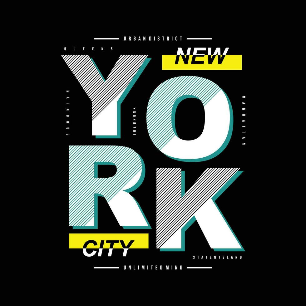 nuevo York ciudad gráfico, tipografía vector, ilustración, para impresión t camisa, con tokio Japón moderno estilo vector