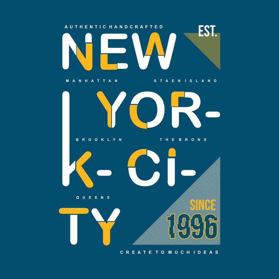 nuevo York ciudad gráfico, tipografía vector, ilustración, para impresión t camisa, con tokio Japón moderno estilo vector