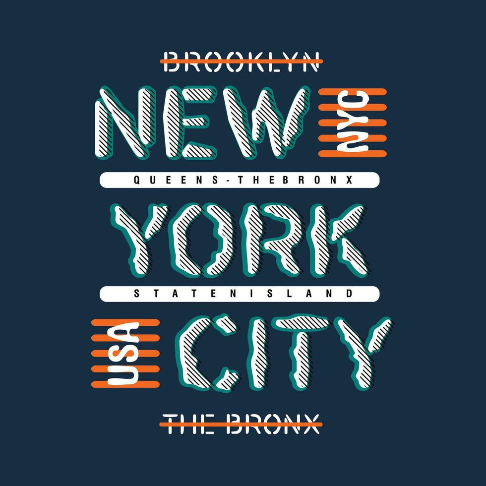 the bronx vector, graphic design, fashion illustration, for casual style print t shirt vector