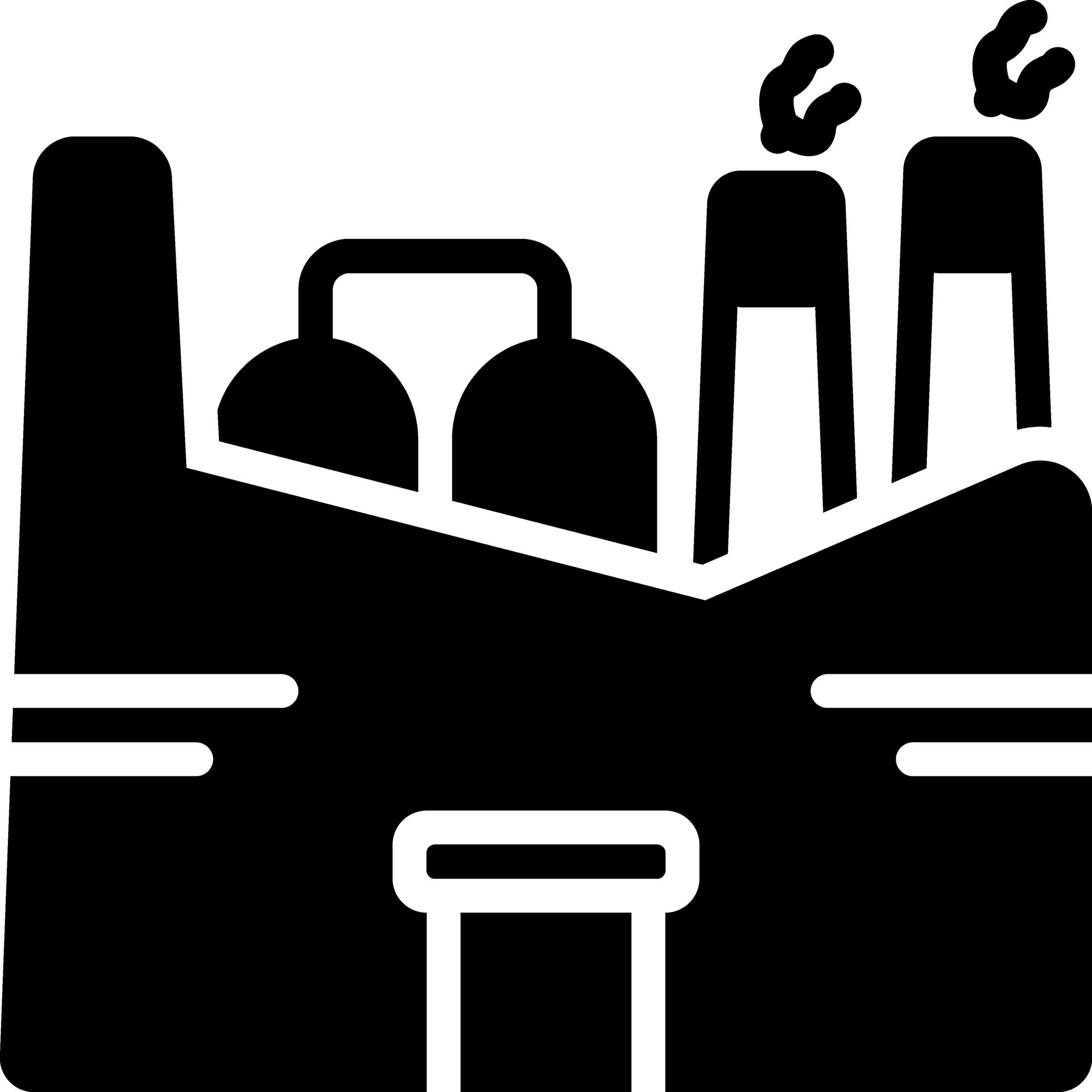 solid icon for factory 26316791 Vector Art at Vecteezy