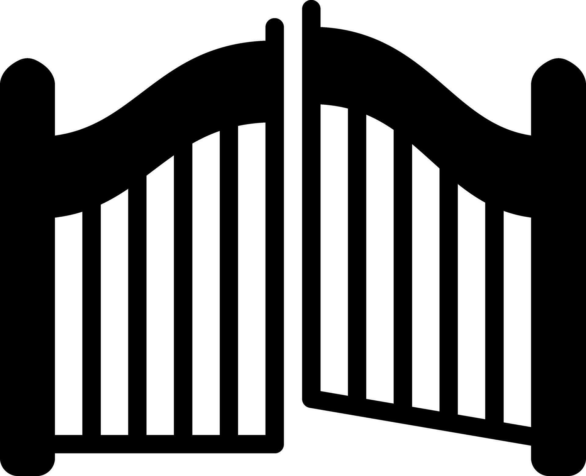 sólido icono para portón 26316835 Vector en Vecteezy