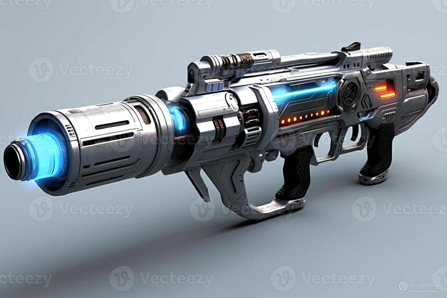 futuristic not lethal laser gun, illustration, photo