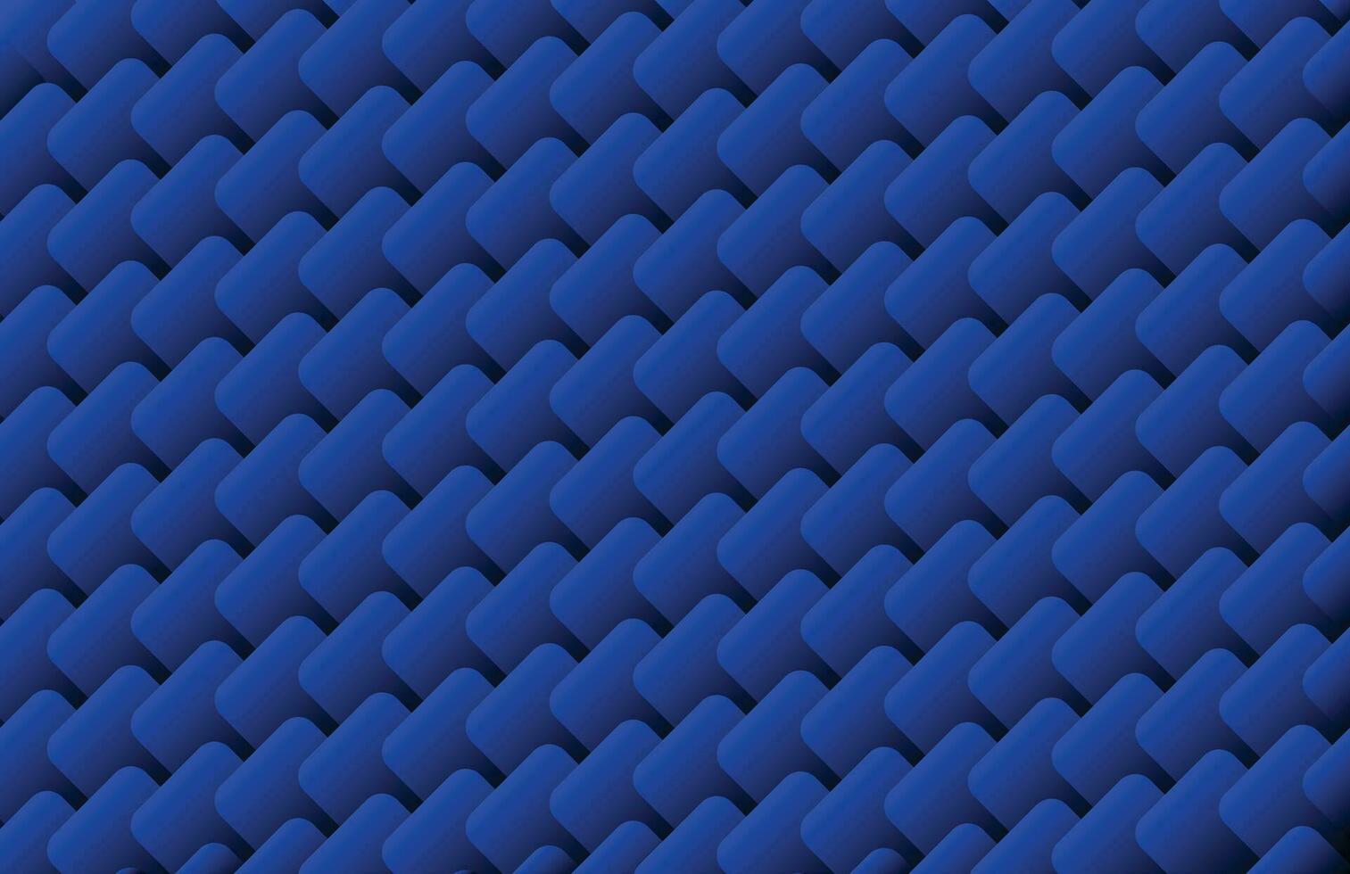 Seamless pattern of blue abstract wavy lines. Vector illustration