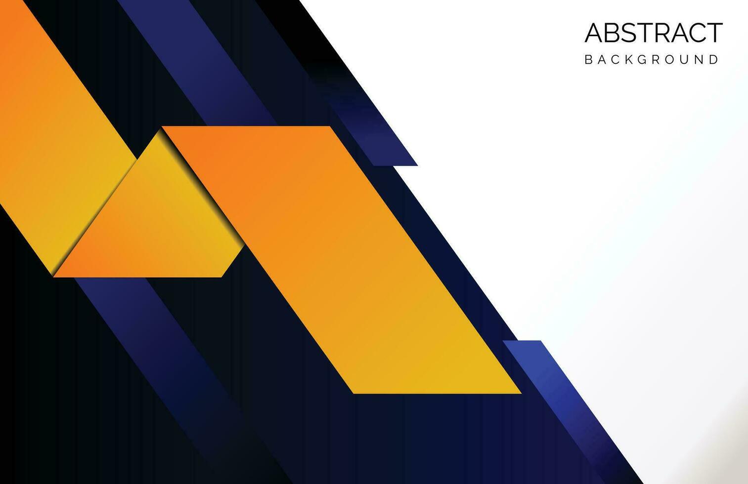 Abstract blue and orange arrow background. Vector illustration for your design