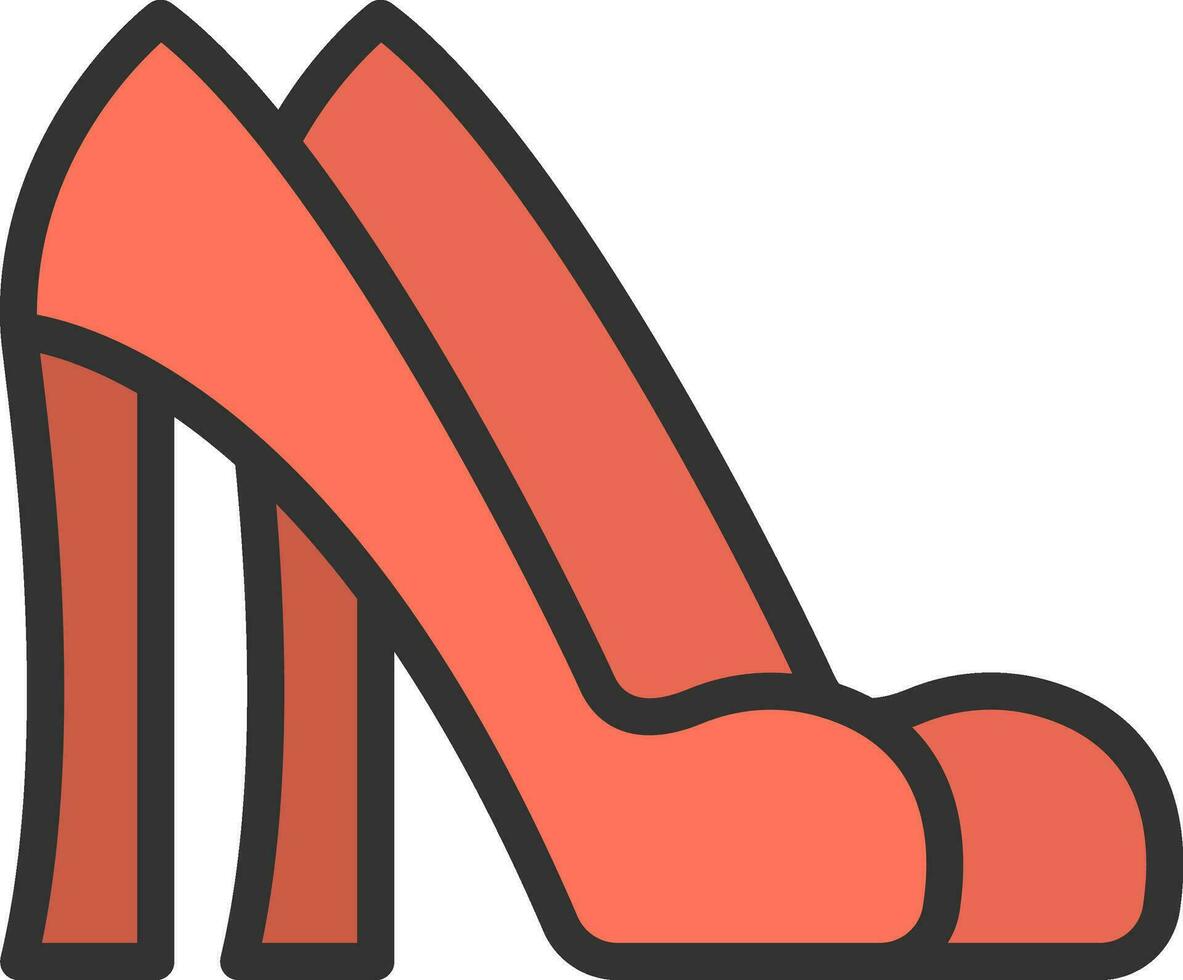 High Heels icon vector image. Suitable for mobile apps, web apps and print media.