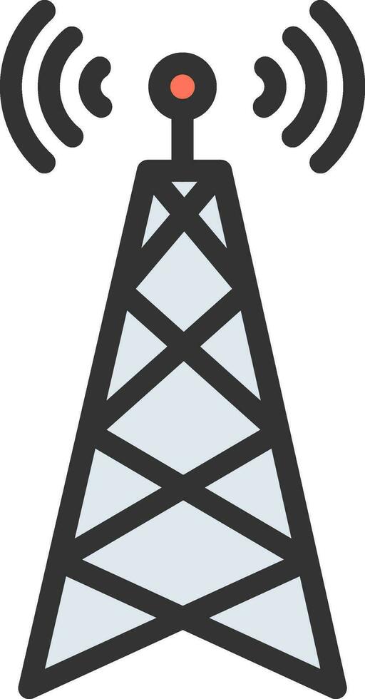 Telecommunications icon vector image. Suitable for mobile apps, web apps and print media.