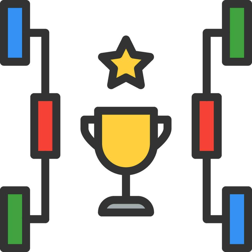 Tournament icon vector image. Suitable for mobile apps, web apps and print media.