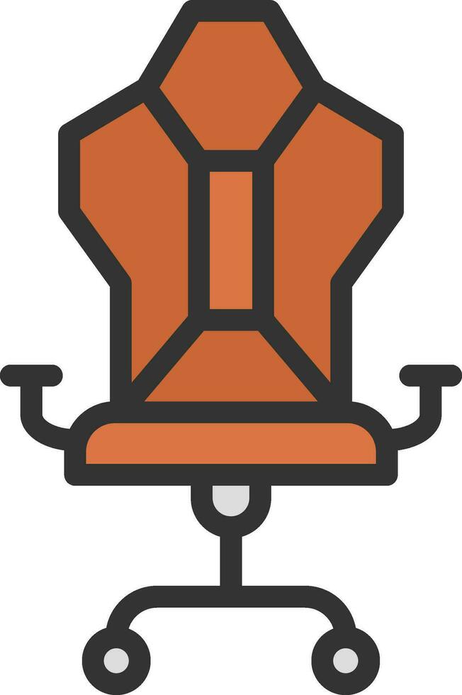 Gaming Chair icon vector image. Suitable for mobile apps, web apps and print media.