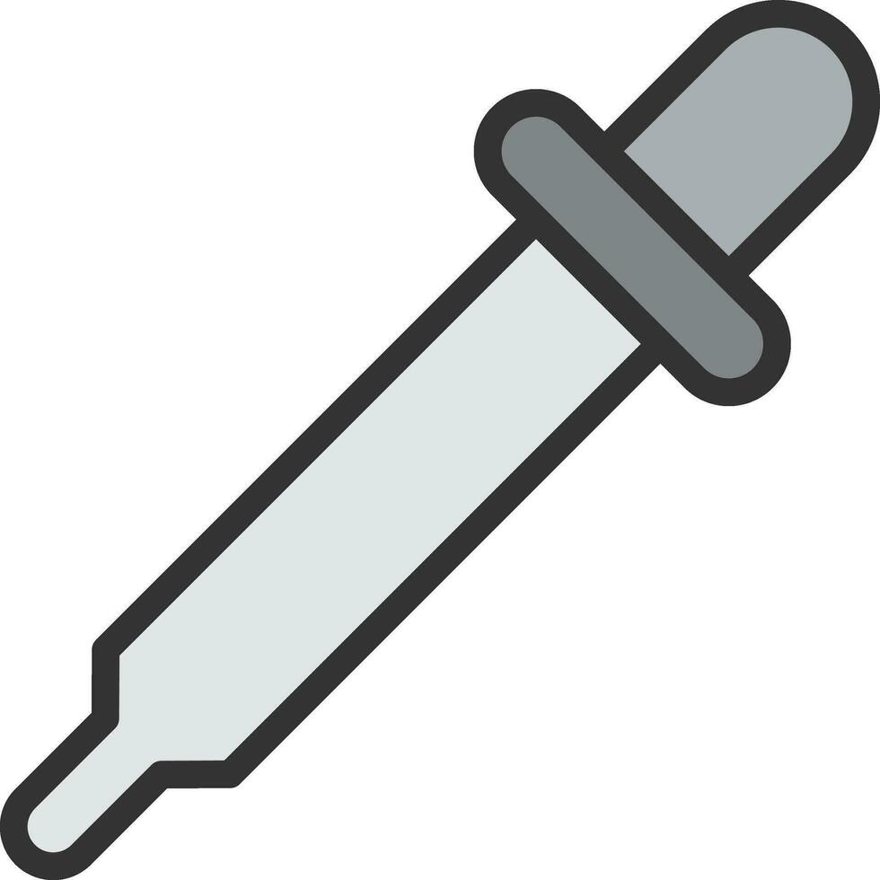 Eyedropper icon vector image. Suitable for mobile apps, web apps and print media.