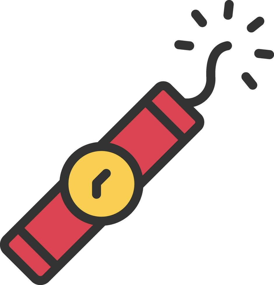 Dynamite icon vector image. Suitable for mobile apps, web apps and print media.