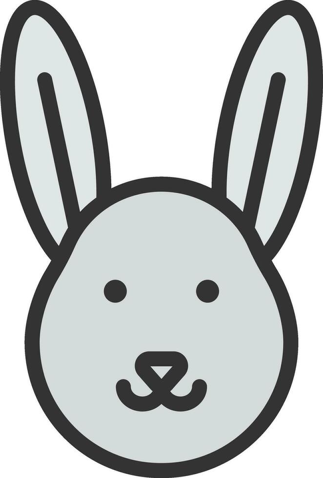 Bunny icon vector image. Suitable for mobile apps, web apps and print media.