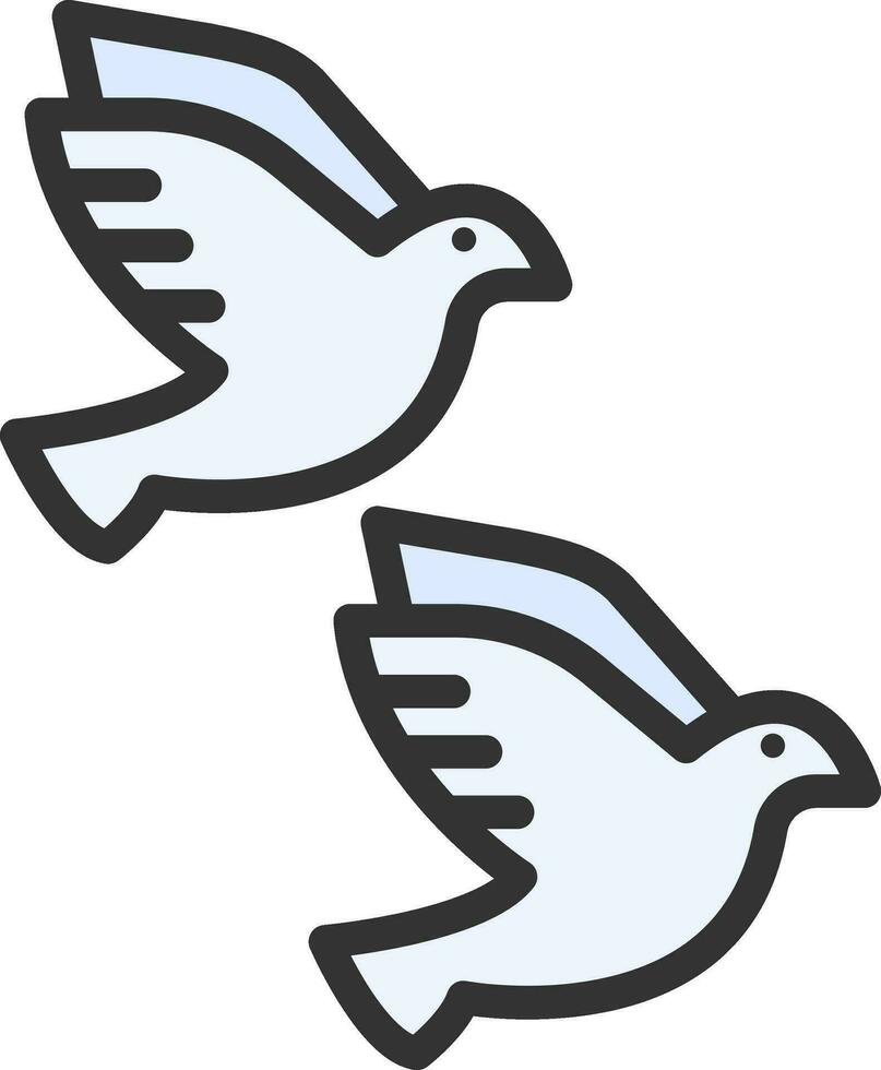 Birds icon vector image. Suitable for mobile apps, web apps and print media.