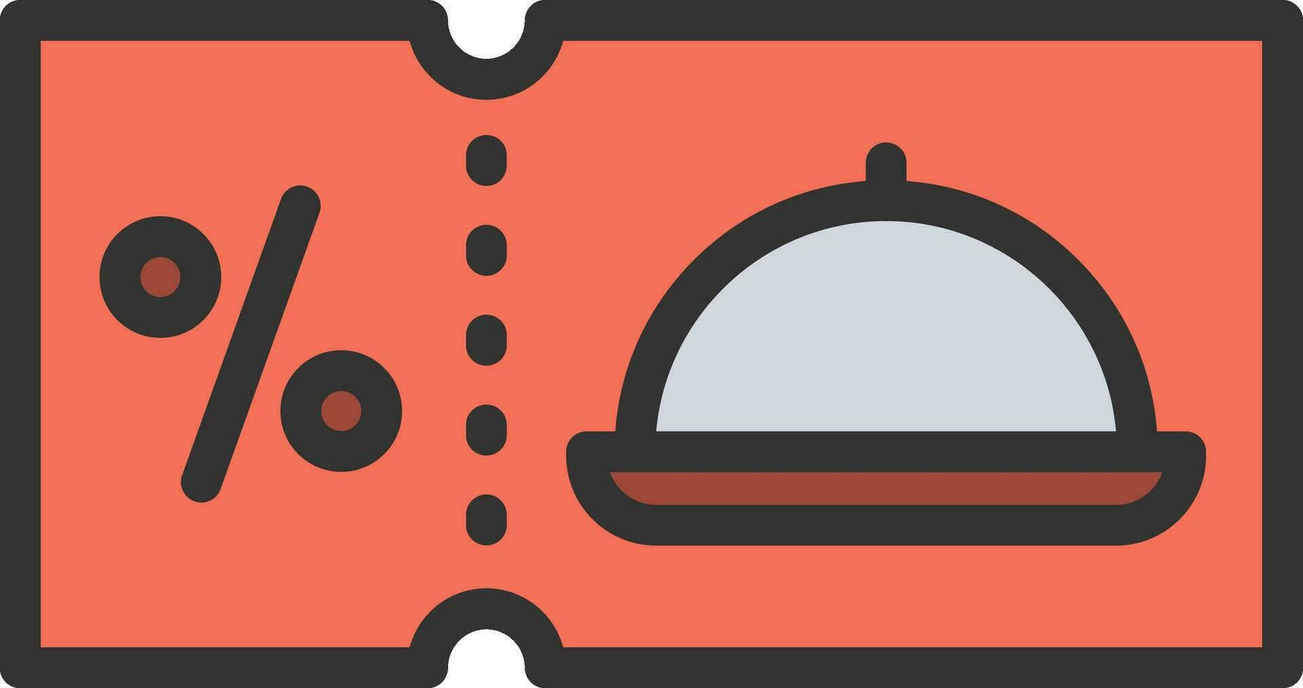 Discount Voucher icon vector image. Suitable for mobile apps, web apps and print media.