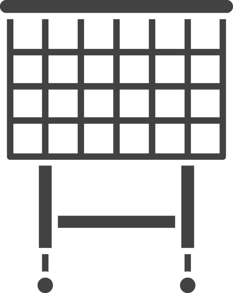 Trolley icon vector image. Suitable for mobile apps, web apps and print media.