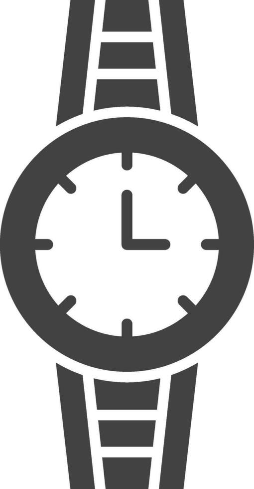 Wristwatch icon vector image. Suitable for mobile apps, web apps and print media.