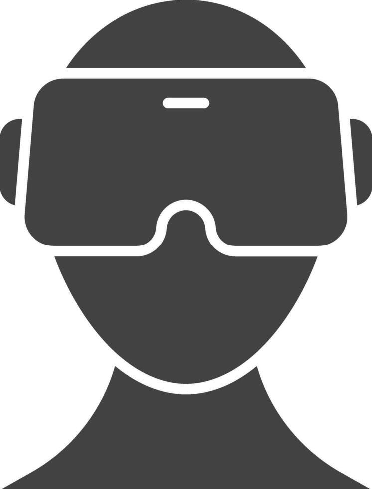 vr lentes icono vector imagen. adecuado para móvil aplicaciones, web aplicaciones y impresión medios de comunicación.