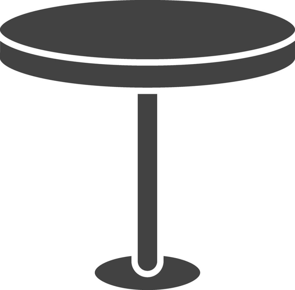 Table icon vector image. Suitable for mobile apps, web apps and print media.