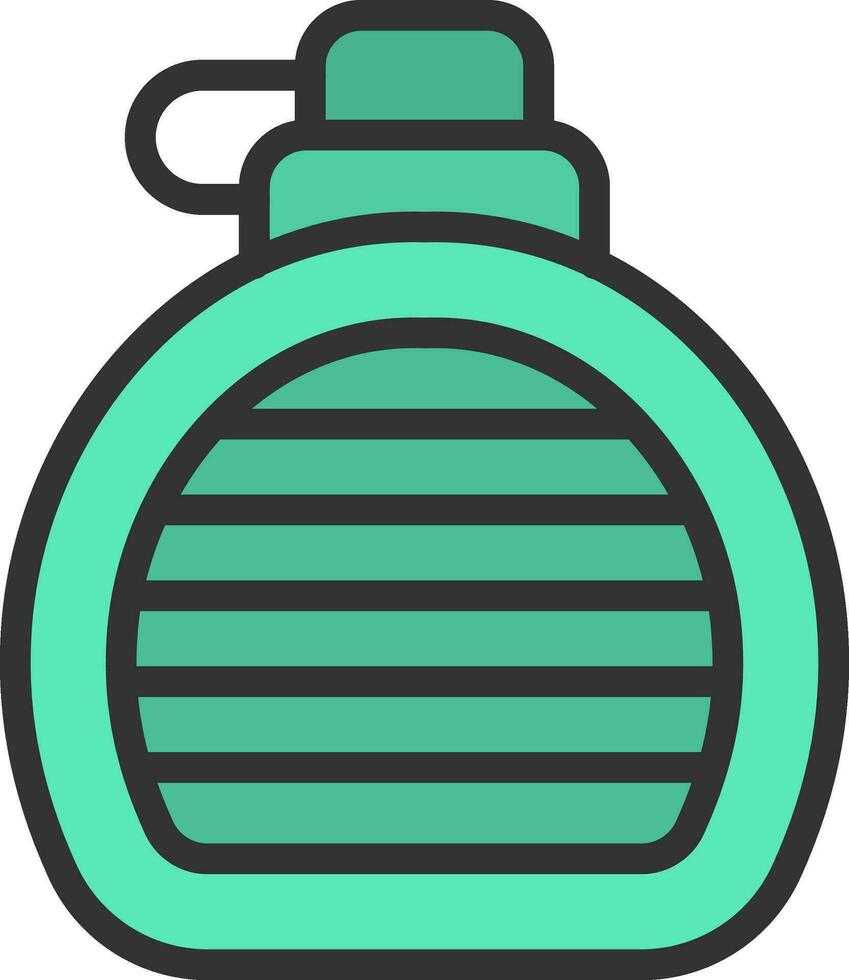 Canteen icon vector image. Suitable for mobile apps, web apps and print media.