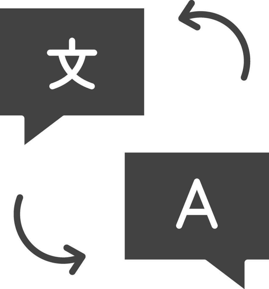 Translate icon vector image. Suitable for mobile apps, web apps and print media.