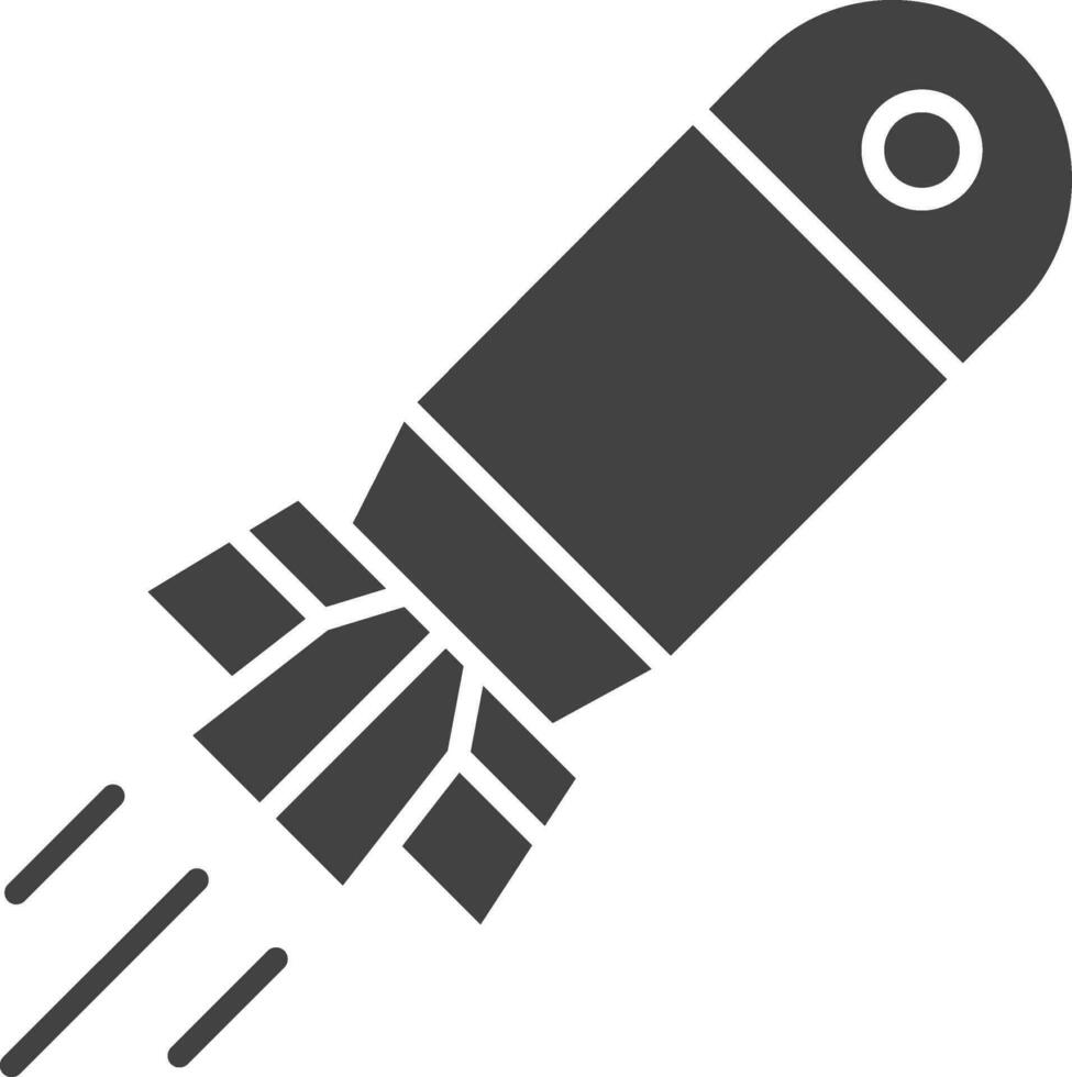 Torpedo icon vector image. Suitable for mobile apps, web apps and print media.