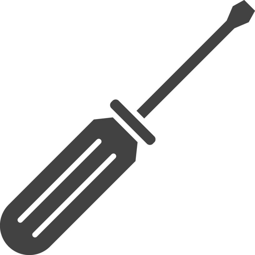 Screwdriver icon vector image. Suitable for mobile apps, web apps and print media.