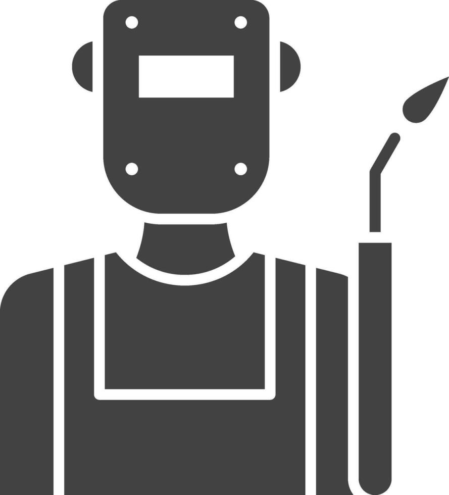 Welder icon vector image. Suitable for mobile apps, web apps and print media.