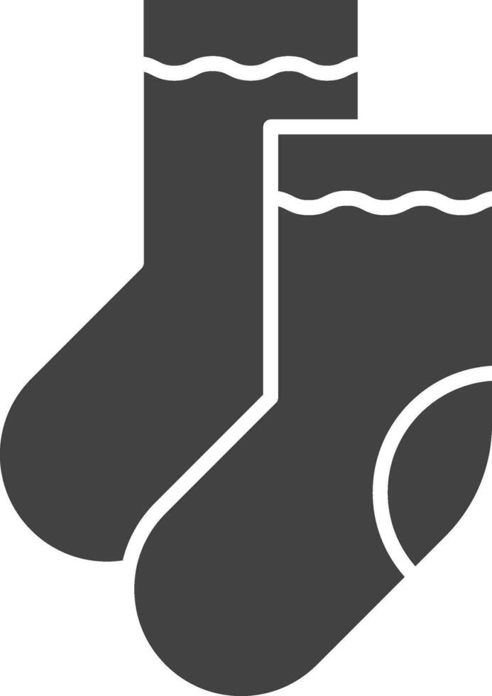 Socks icon vector image. Suitable for mobile apps, web apps and print media.