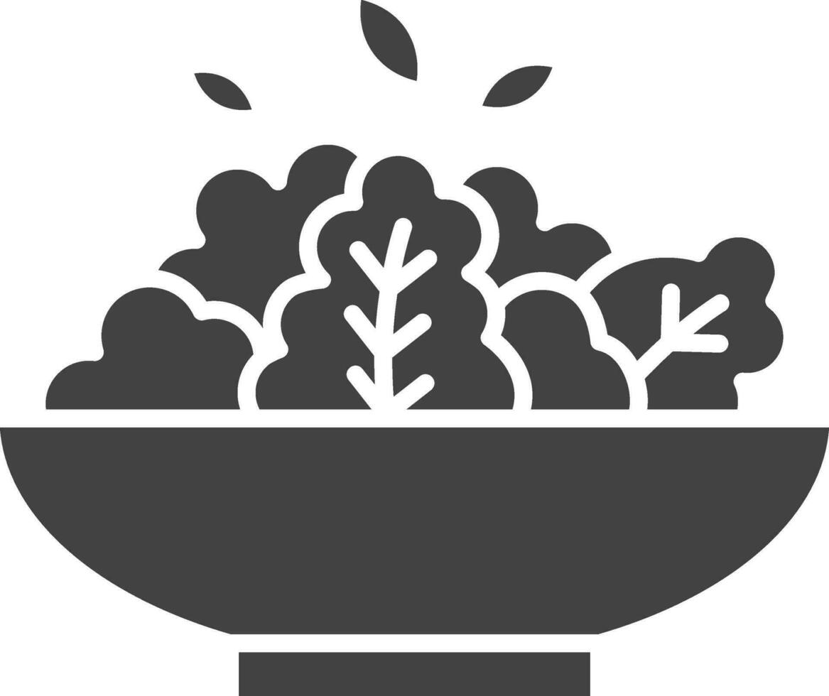 Salad icon vector image. Suitable for mobile apps, web apps and print media.