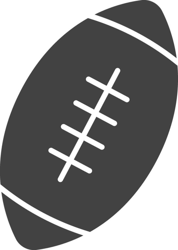 Rugby Ball icon vector image. Suitable for mobile apps, web apps and print media.