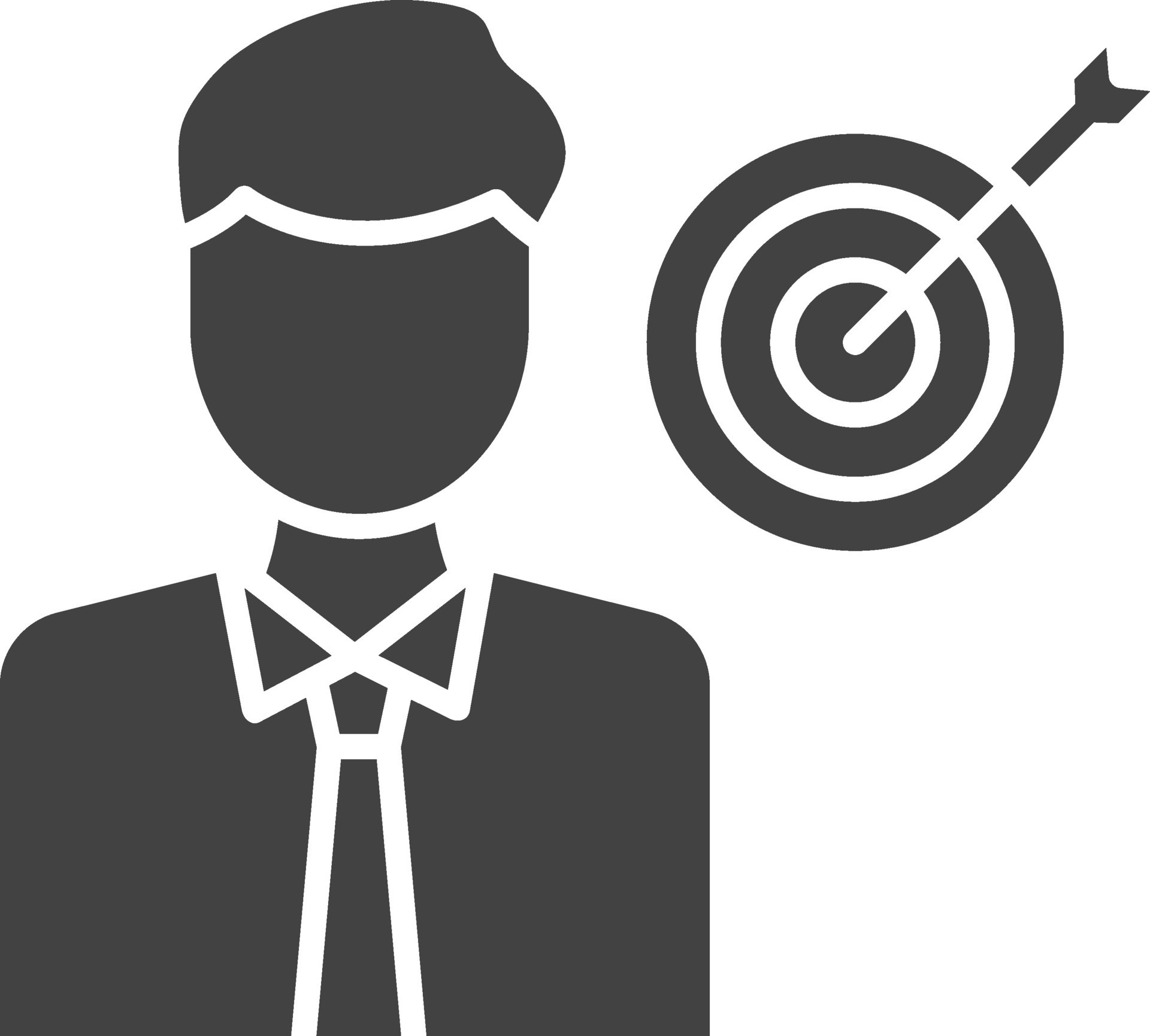 Purpose icon vector image. Suitable for mobile apps, web apps and print