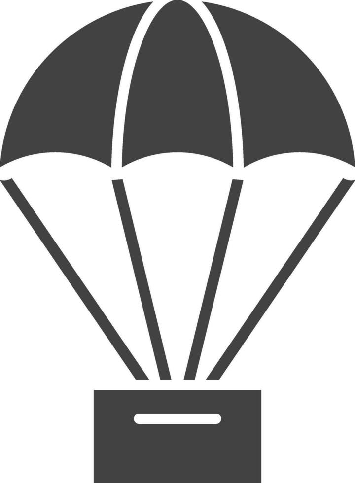 paracaídas icono vector imagen. adecuado para móvil aplicaciones, web aplicaciones y impresión medios de comunicación.