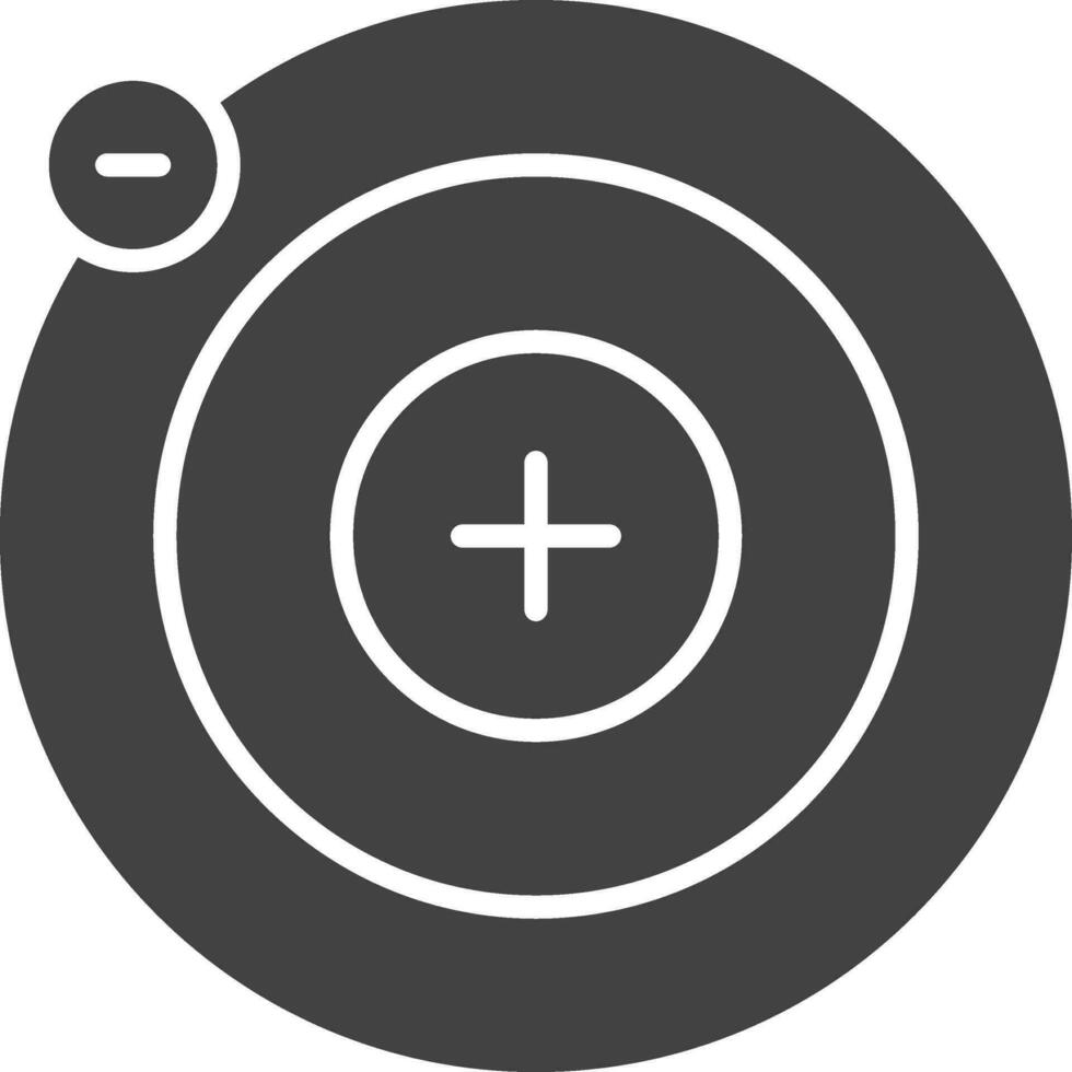 Proton icon vector image. Suitable for mobile apps, web apps and print media.
