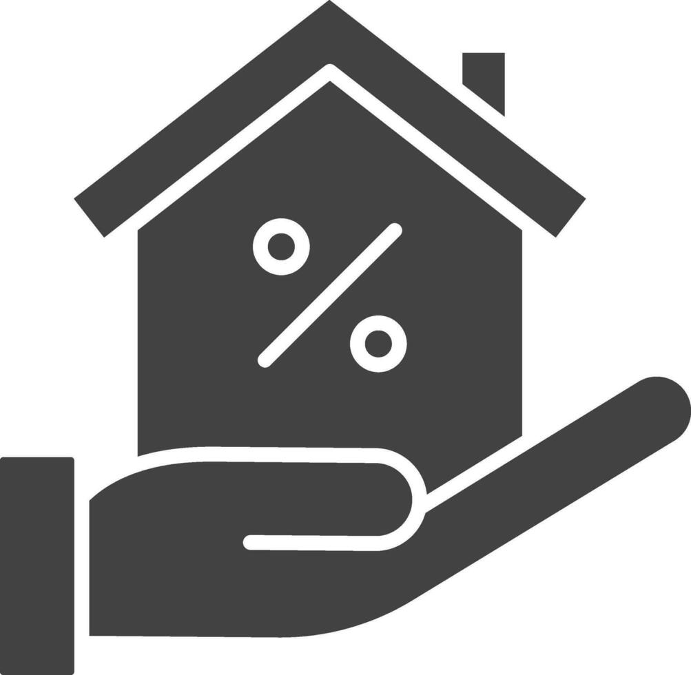 Mortgage icon vector image. Suitable for mobile apps, web apps and print media.
