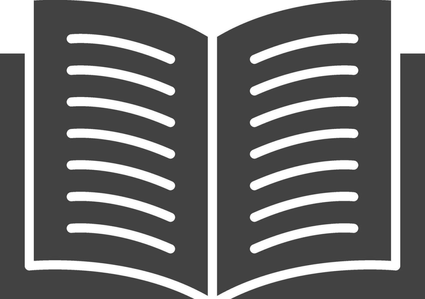 Open Book icon vector image. Suitable for mobile apps, web apps and print media.