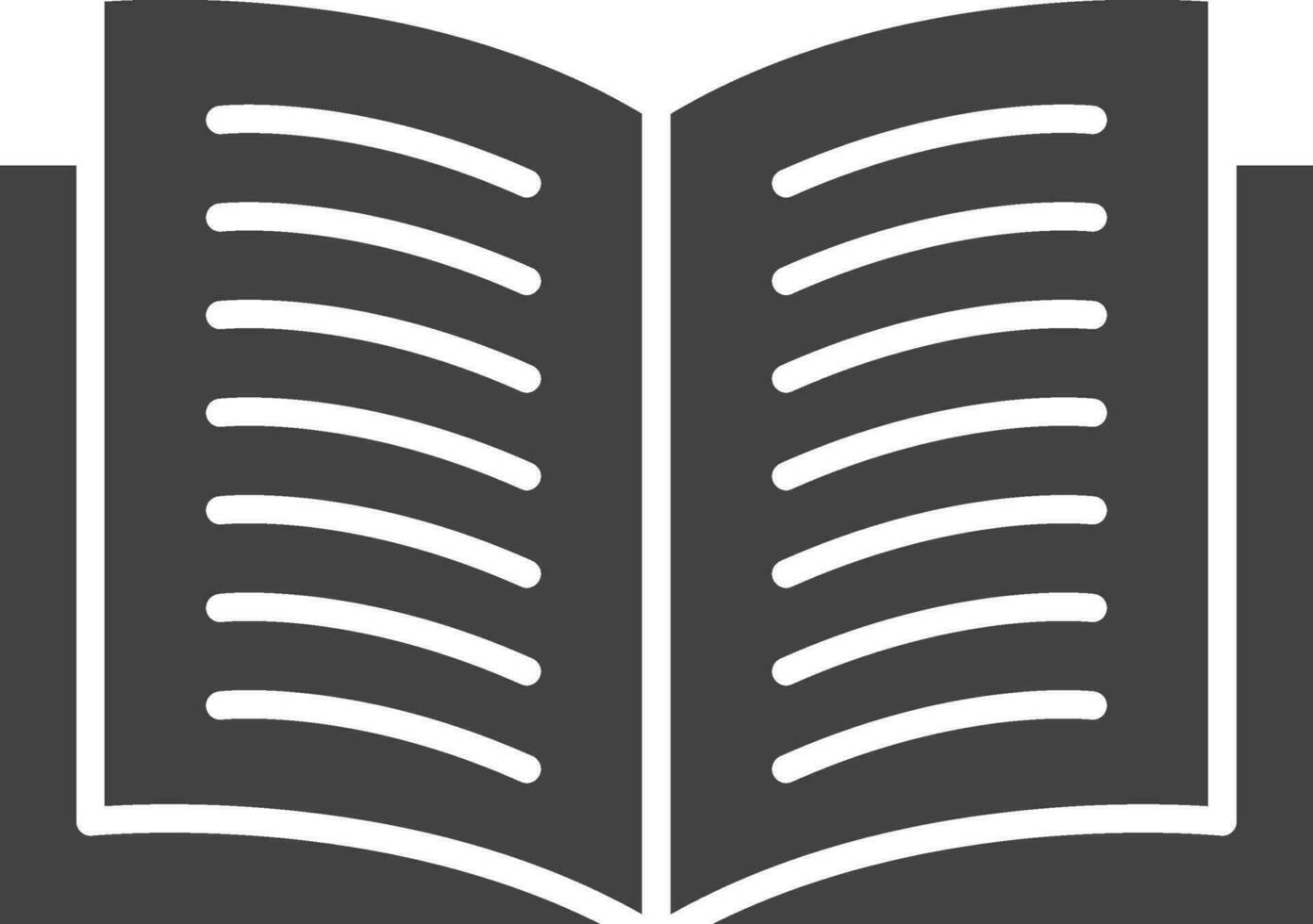 Open Book icon vector image. Suitable for mobile apps, web apps and print media.