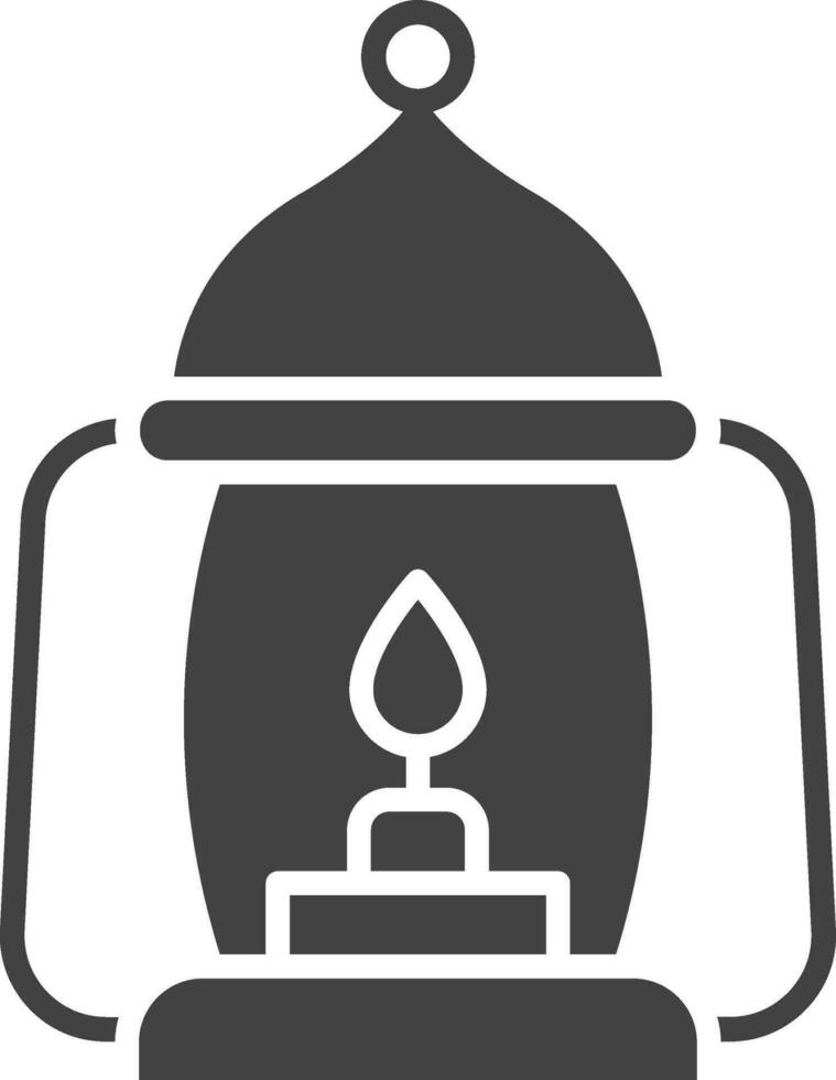 Oil Lamp icon vector image. Suitable for mobile apps, web apps and print media.