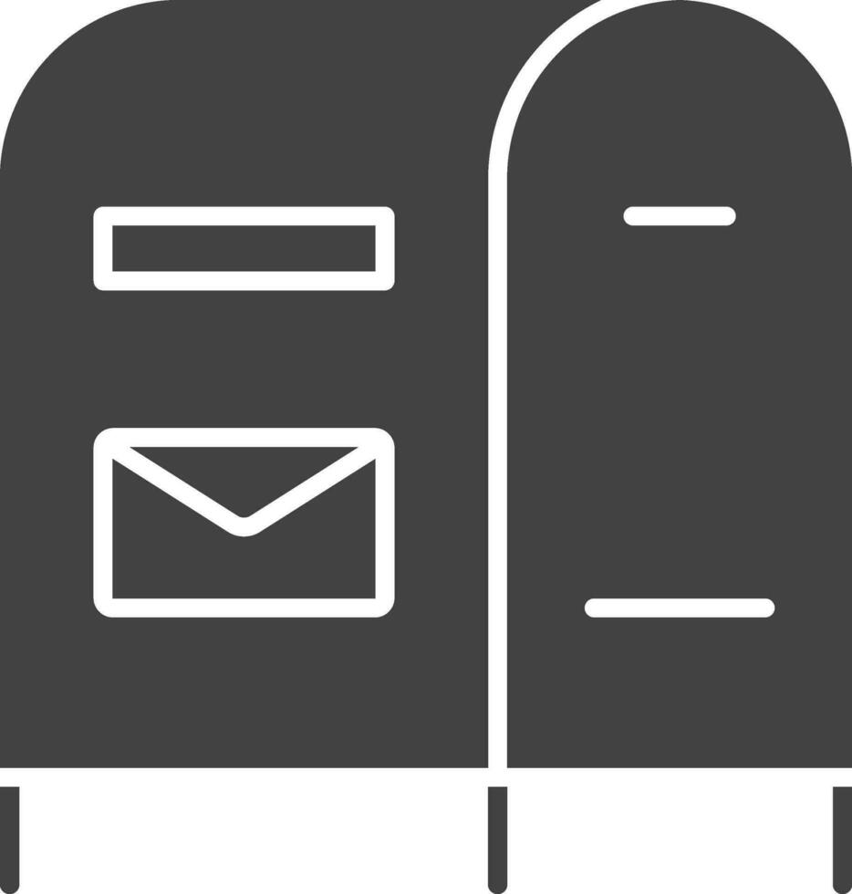 Mailbox icon vector image. Suitable for mobile apps, web apps and print media.