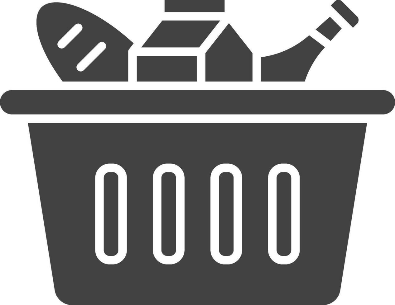 Grocery icon vector image. Suitable for mobile apps, web apps and print media.