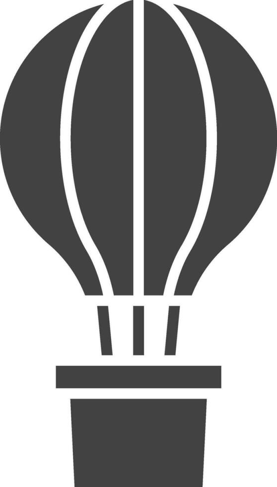 Hot Air Balloon icon vector image. Suitable for mobile apps, web apps and print media.