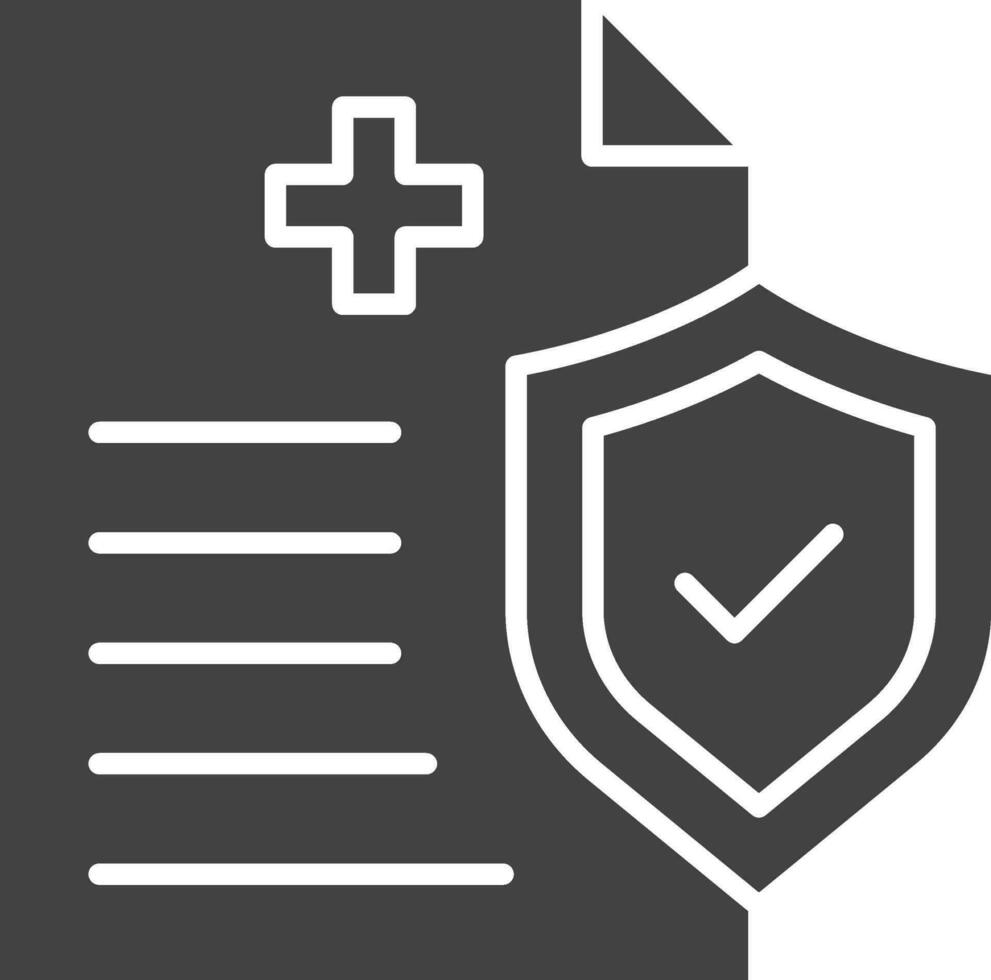 Insurance icon vector image. Suitable for mobile apps, web apps and print media.