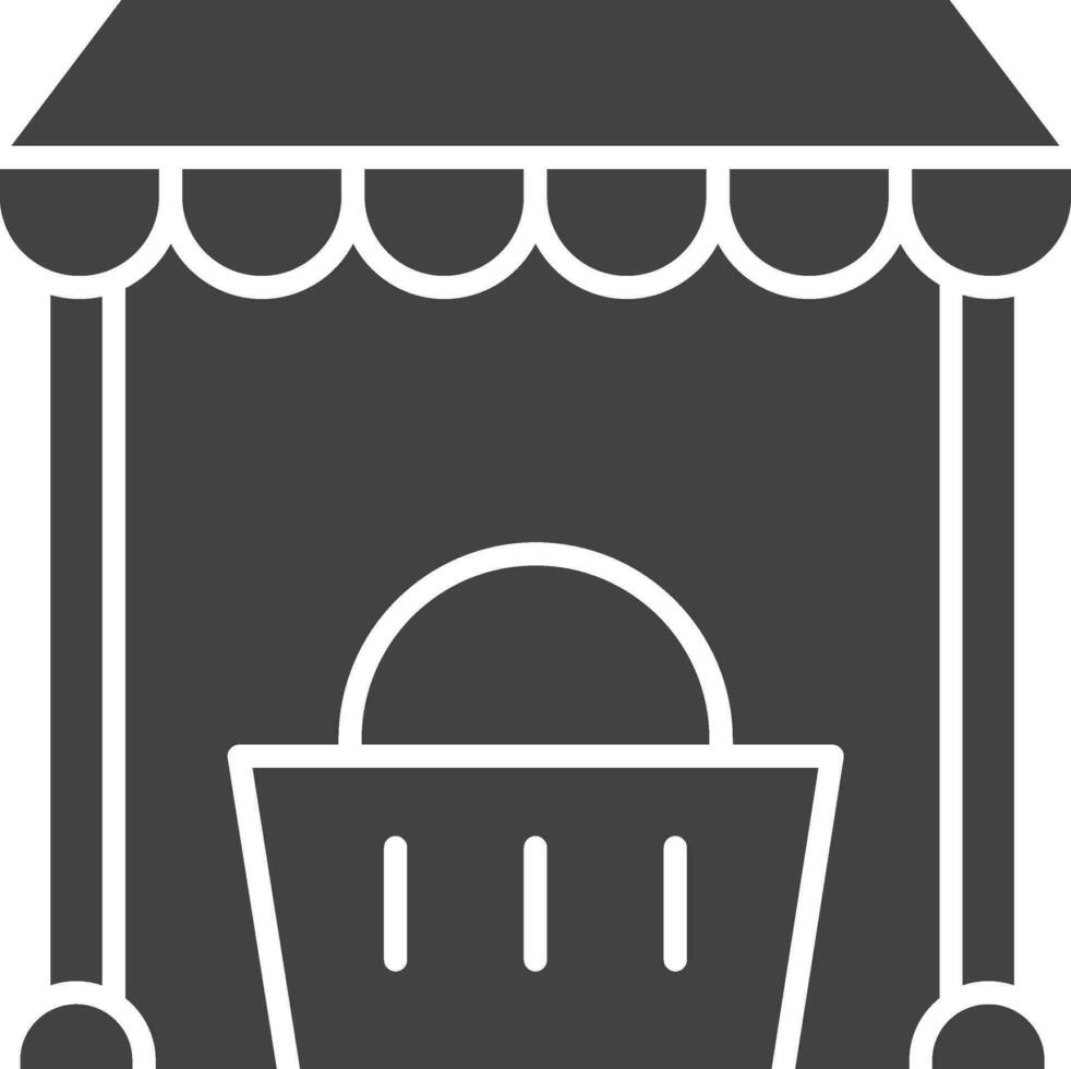 Local Market icon vector image. Suitable for mobile apps, web apps and print media.