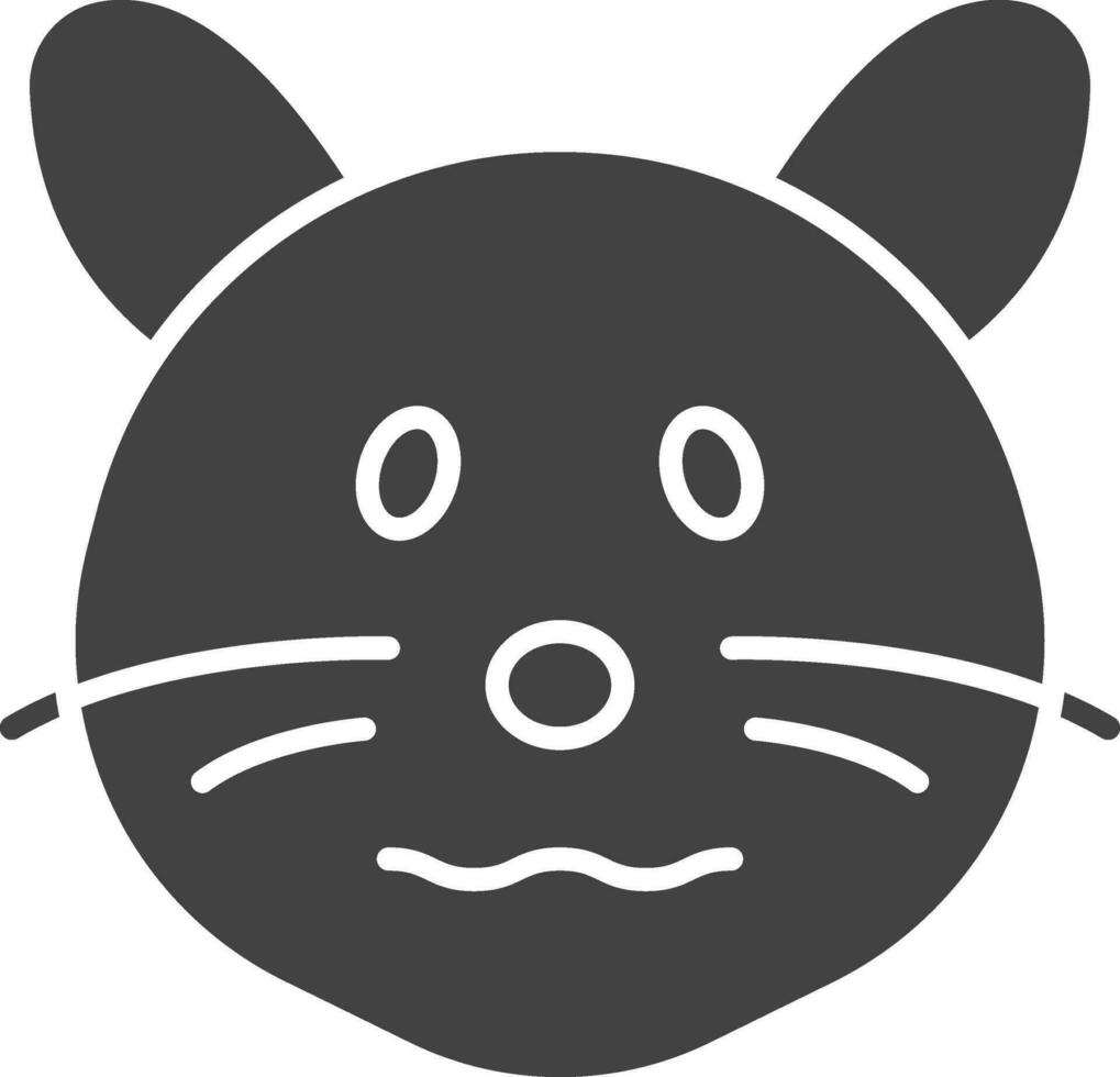 Hamster icon vector image. Suitable for mobile apps, web apps and print media.