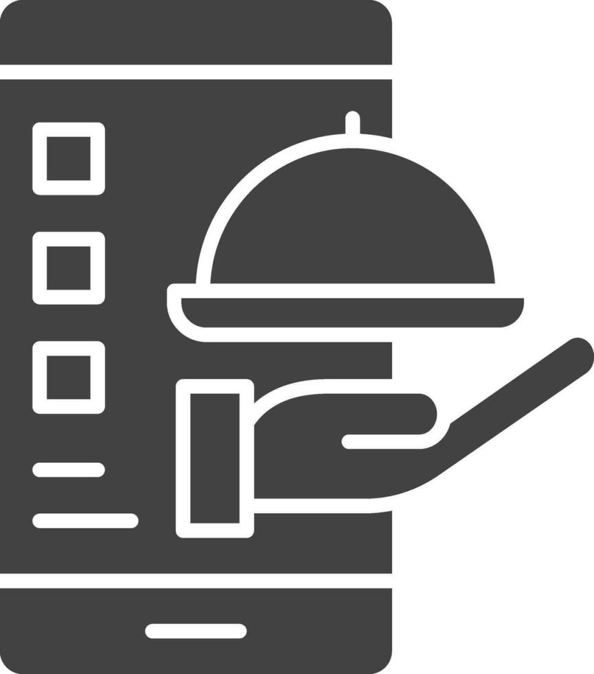 Food App icon vector image. Suitable for mobile apps, web apps and print media.